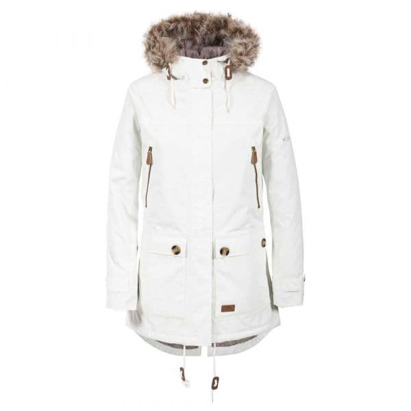 Trespass Cleaa Jacket Branco 2XS Mulher