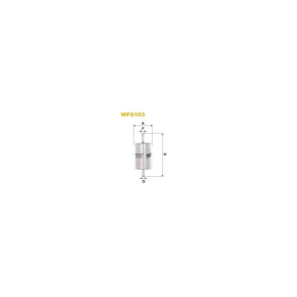 Wix Filters WF8103 - Filtro de combustível - 5050026006772