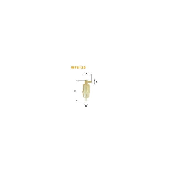 Wix Filters WF8125 - Filtro de combustível - 5050026006994