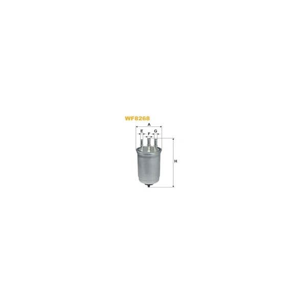 Wix Filters WF8268 - Filtro de combustível - 5050026345338