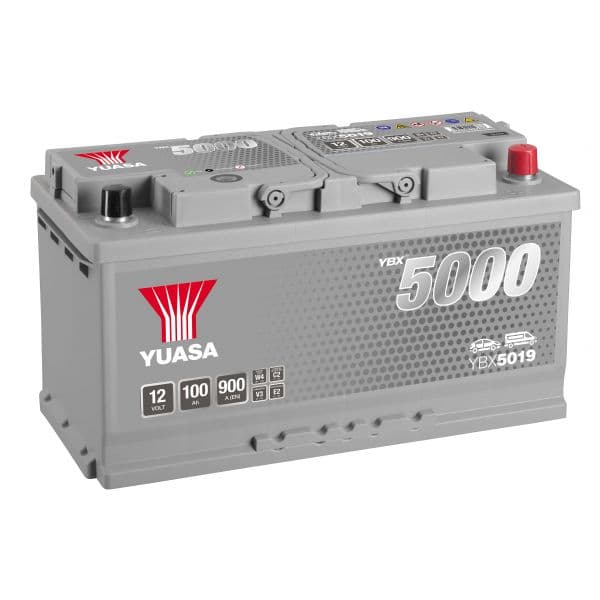 Yuasa Bateria 12V 100Ah, L5, Terminal Positivo à Direita - YBX5019