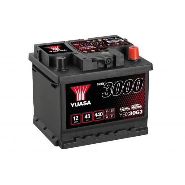 Yuasa Bateria 12V 45Ah, LB1, Terminal Positivo à Direita - YBX3063