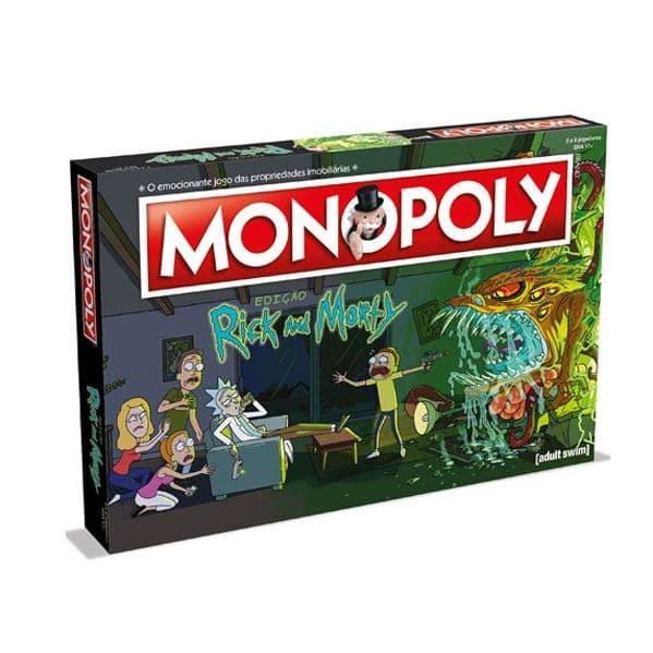 Monopoly: Rick And Morty Jogo de Tabuleiro