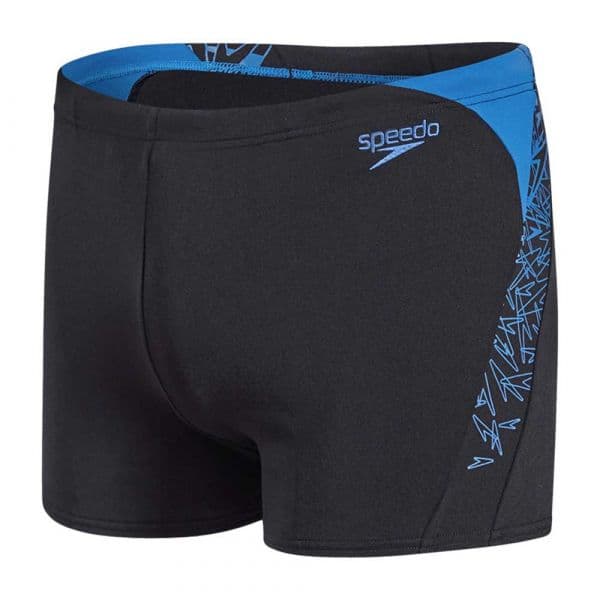 Speedo Boom Splice Swim Boxer Azul,Preto UK 30 Homem