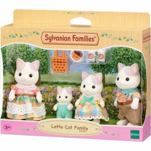 Sylvanian Families Família Gato Latte