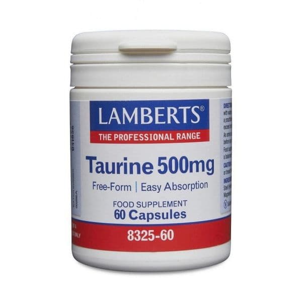 Lamberts Taurine 500mg 60 Cápsulas
