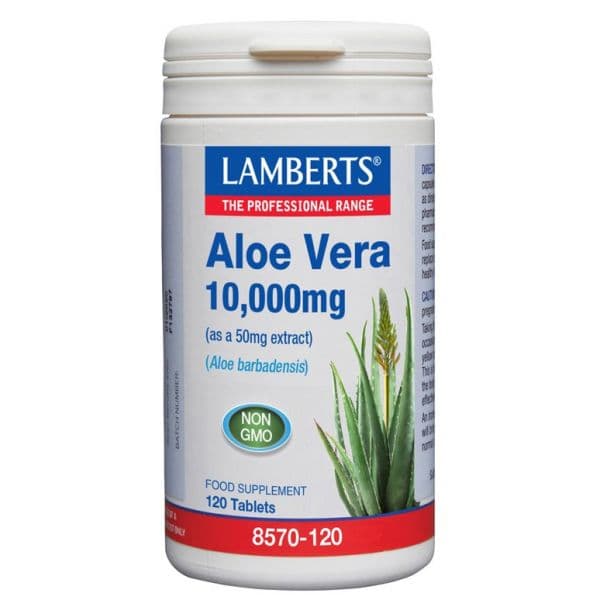 Lamberts Aloe Vera 10,000Mg 120 Cápsulas