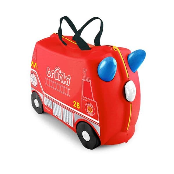 Trunki Mala de Viagem Andador Camião de Bombeiros Vermelho