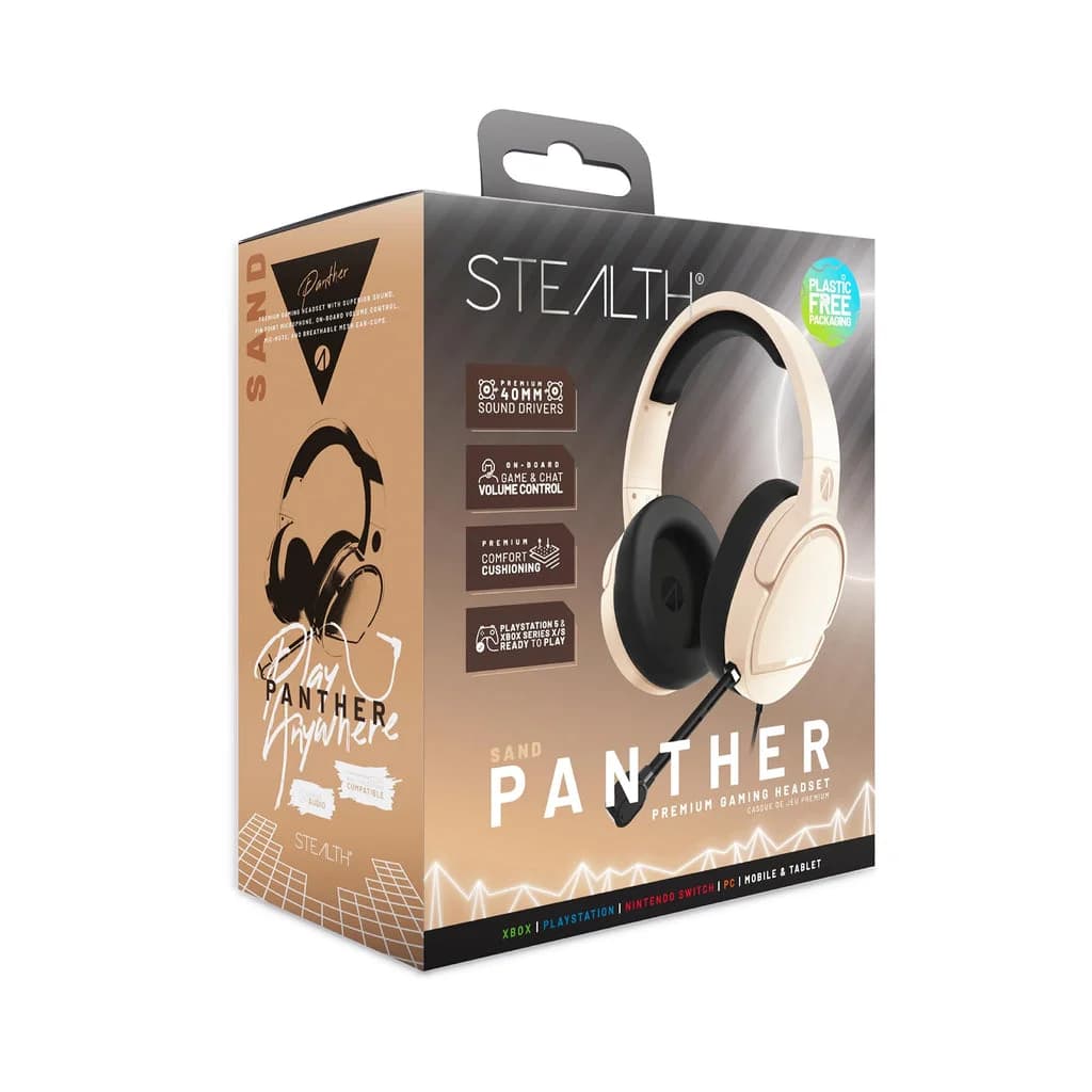 Auscultadores Gaming Stealth Panther Multi-Plataforma