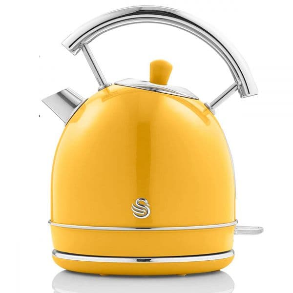 Swan Chaleira Eléctrica Retro SK14630YELNEU Amarela - 1,8L 3000W