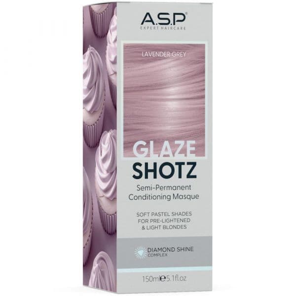 ASP Glaze Shotz Máscara de Coloração Semi-Permanente Lavender Grey 150ml