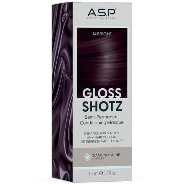 ASP Expert Haircare Gloss Shotz Máscara de Coloração Semi-Permanente Aubergine 150ml