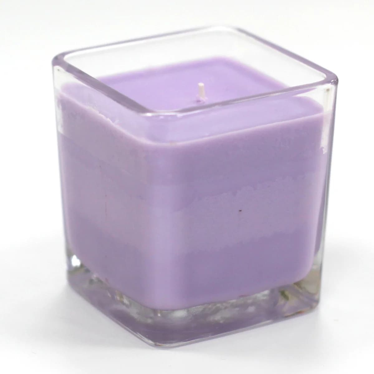 Vela de soja sem rótulo – lavanda e Manjericão