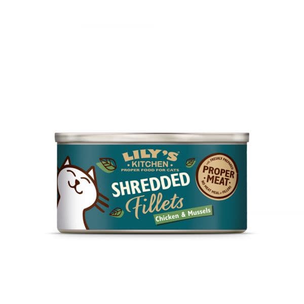 Ração Húmida Lily's Kitchen Shredded Fillets Frango e Mexilhão 70g