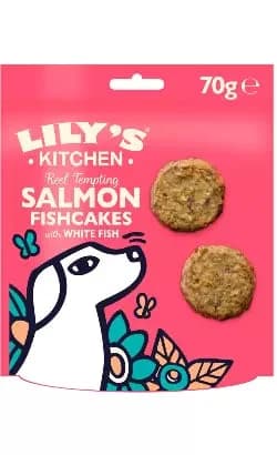 Biscoitos para Cão Lilys Kitchen Salmon Fish Cakes Treat