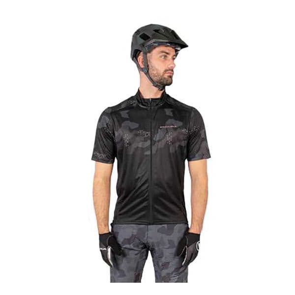 Endura Hummvee Ray Short Sleeve Jersey Preto M Homem