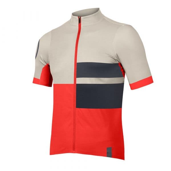 Endura Fs260 Print Short Sleeve Jersey Vermelho M Homem
