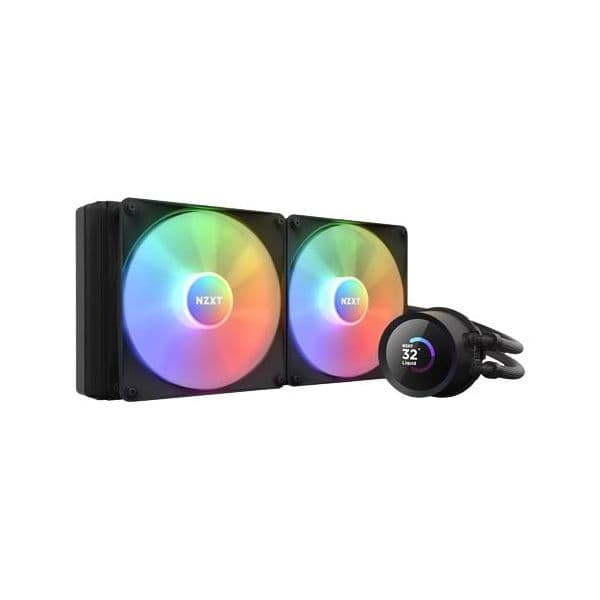 Nzxt Cooler Cpu Kraken 280 Lcd Rgb Liquid Preto - RL-KR280-B1