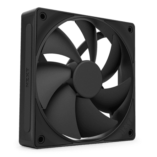 Nzxt Ventoinha 120mm F120P Static Pressure PWM Preta - RF-P12SF-B2