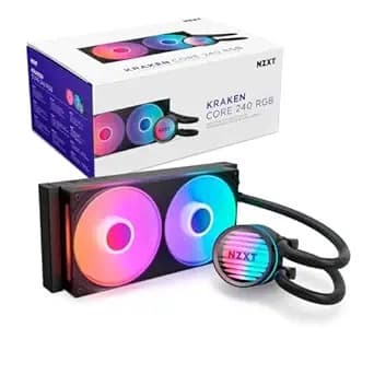 NZXT Kraken Core 240 RGB Kit de 240mm com 2 Ventoinhas RGB