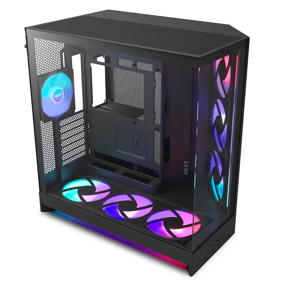 NZXT H9 Flow Vidro Temperado Preto