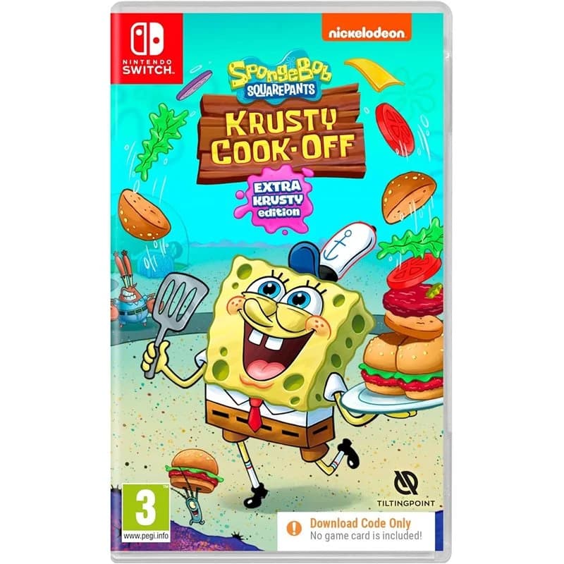 SpongeBob Squarepants: Krusty Cook-Off - Extra Krusty Edition Nintendo Switch (Código na Caixa)