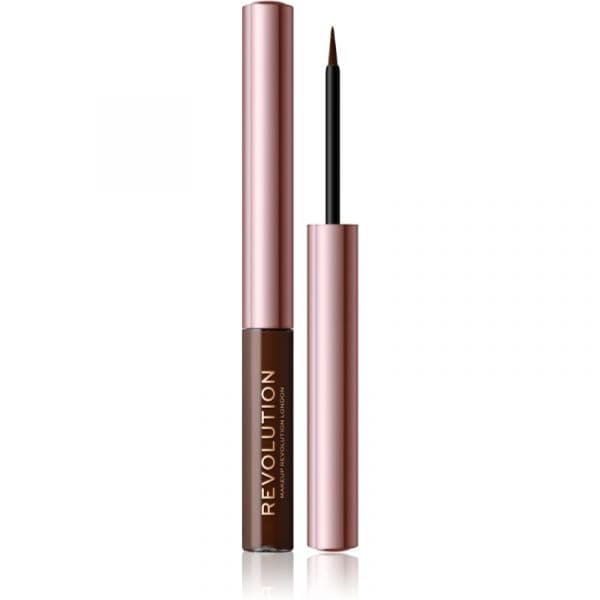 Makeup Revolution Super Flick Delineador Líquido Tom Brown 2,4 ml