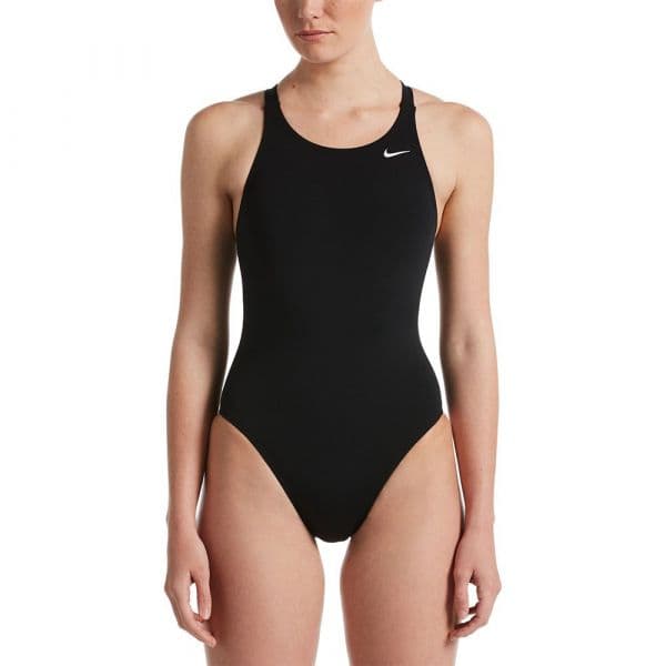Nike Swim Hydrastrong Solids Fast Back 2.0 Swimsuit Preto 28 Mulher