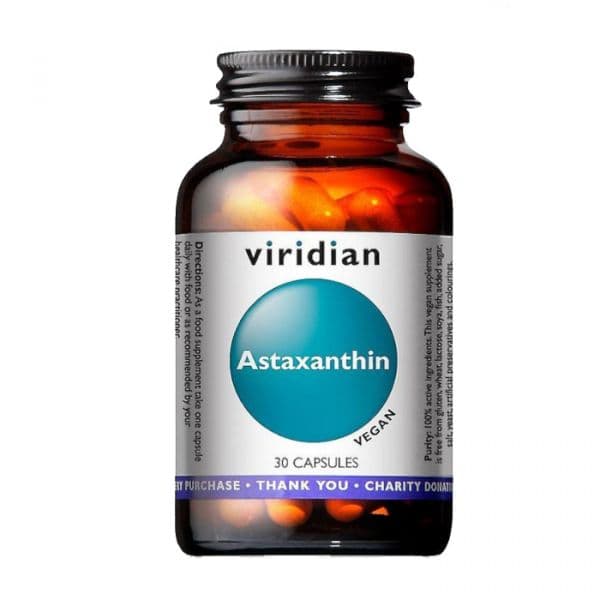 Viridian Astaxantina 4mg 30 Cápsulas