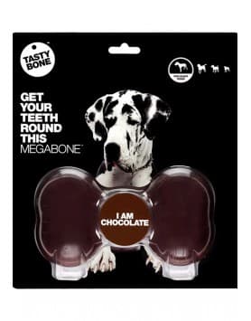 Tasty Bone Brinquedo Cão Bone Giant I Am Chocolate