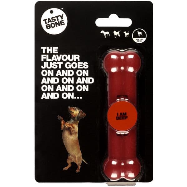 Tasty Bone Brinquedo Cão Bone Toy I Am Beef