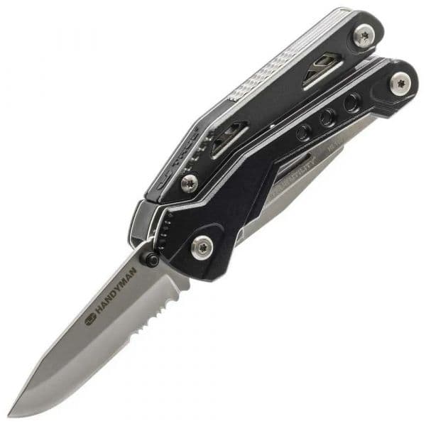 True Utility Ferramenta Multiusos Handyman TU181 Preto 18 em 1