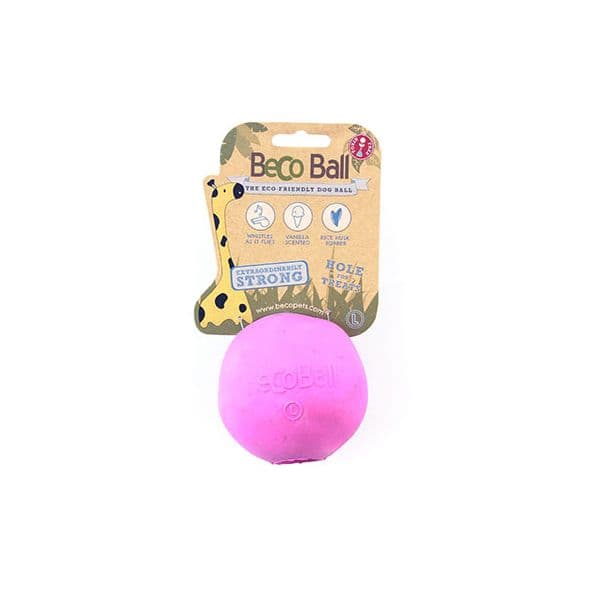 Beco Brinquedo Cão Ball M Rosa