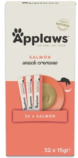 Applaws Lickable Cat Snack Salmão 32x15g
