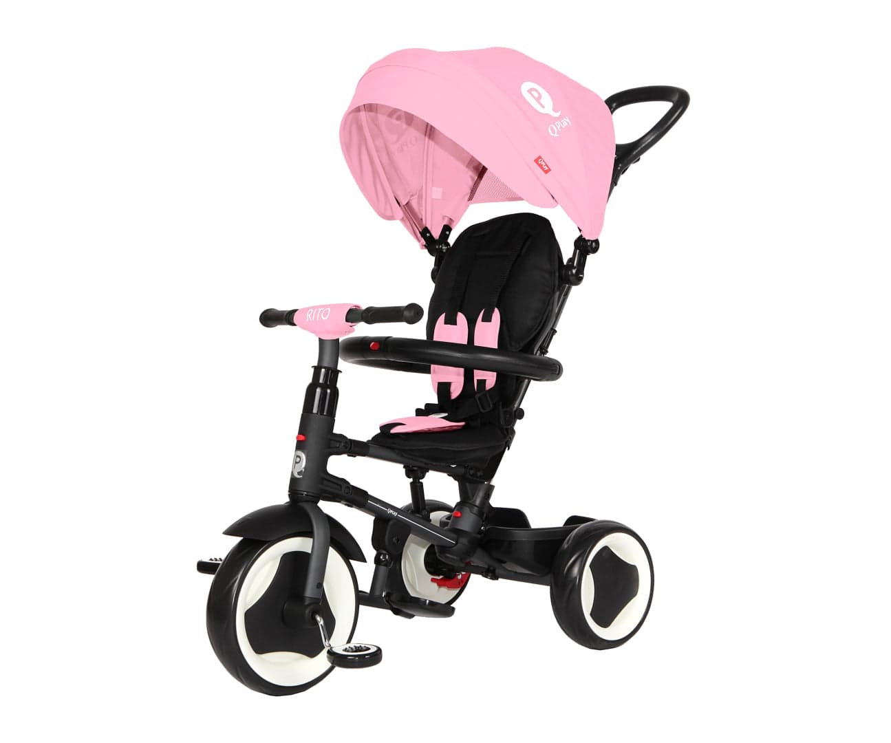 Triciclo Rito Rosa Qplay