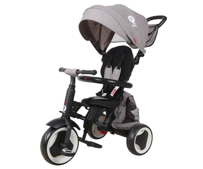 Triciclo Qplay Rito Plus Grey