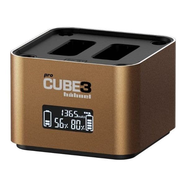 Hahnel Carregador ProCube3 Duplo para Olympus