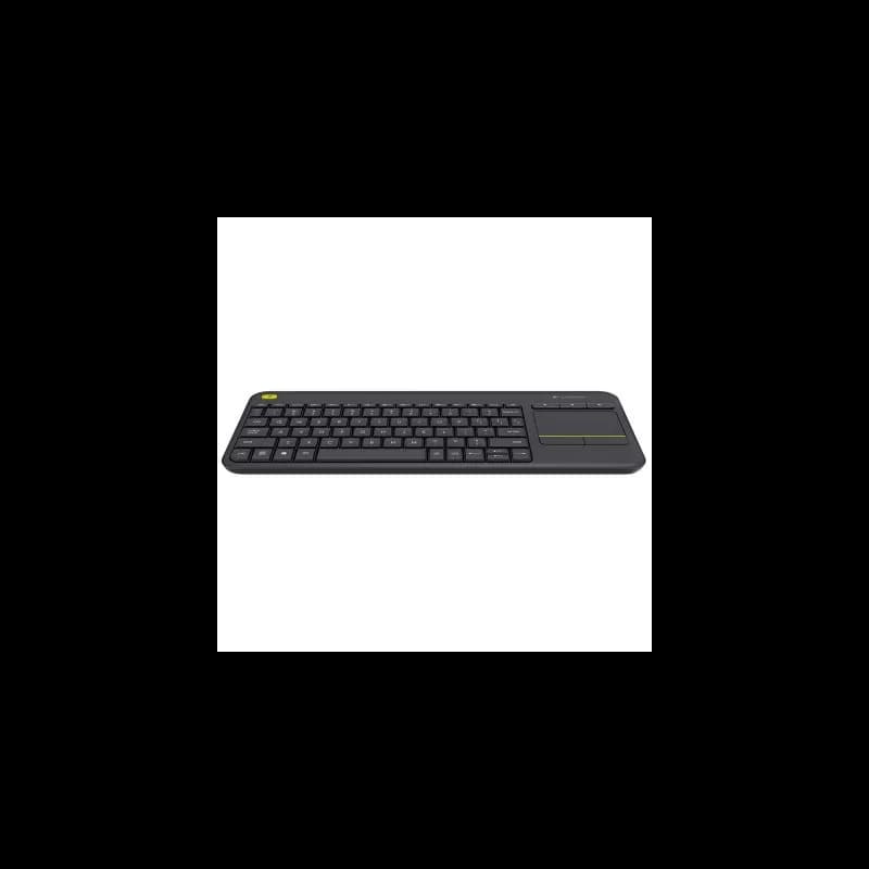 Teclado Logitech Wireless Touch K400 Plus / Preto / LOG-TEC_920-007137