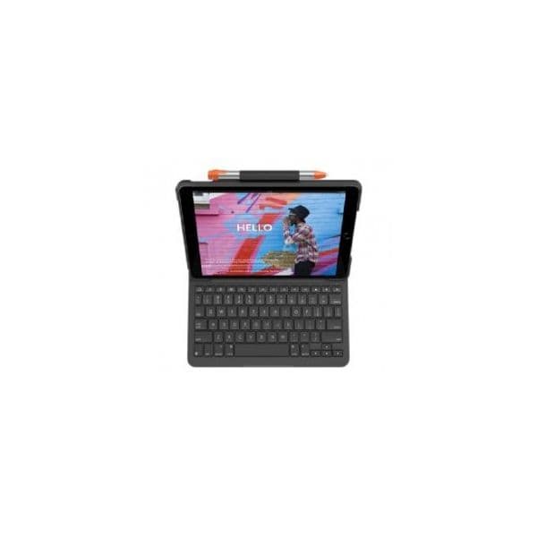 Logitech Slim Folio Teclado Bluetooth para iPad 2019 10.2" Grey - 920-009478 (Espanhol)