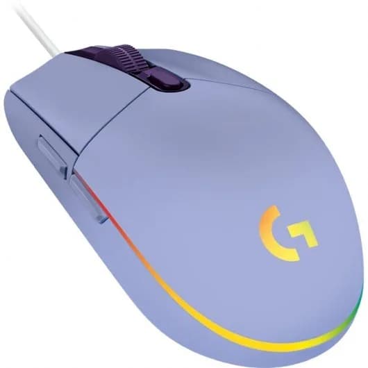 Logitech G102 Lightsync 8000DPI Lilás - 910-005854