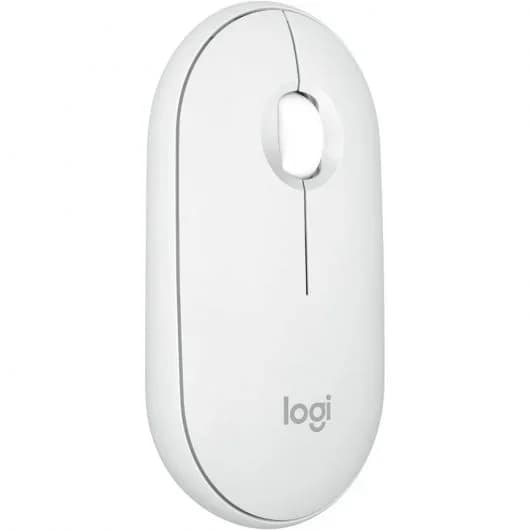 Logitech Pebble Mouse 2 M350s Rato Sem Fios 4000 DPI Branco