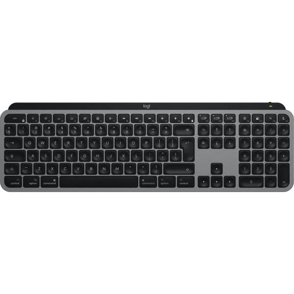 Teclado Logitech MX Keys S for Mac Sem Fios QWERTY Internacional Cinzento Escuro