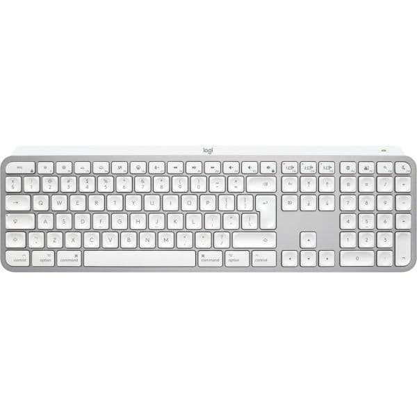 Teclado Logitech Teclado Mx Keys S para Mac (wireless - Qwerty - Branco)