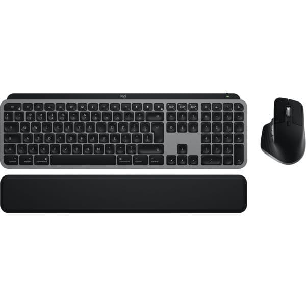 Teclado Logitech MX Keys S Combo + Rato Sem Fios US QWERTY Space Gray
