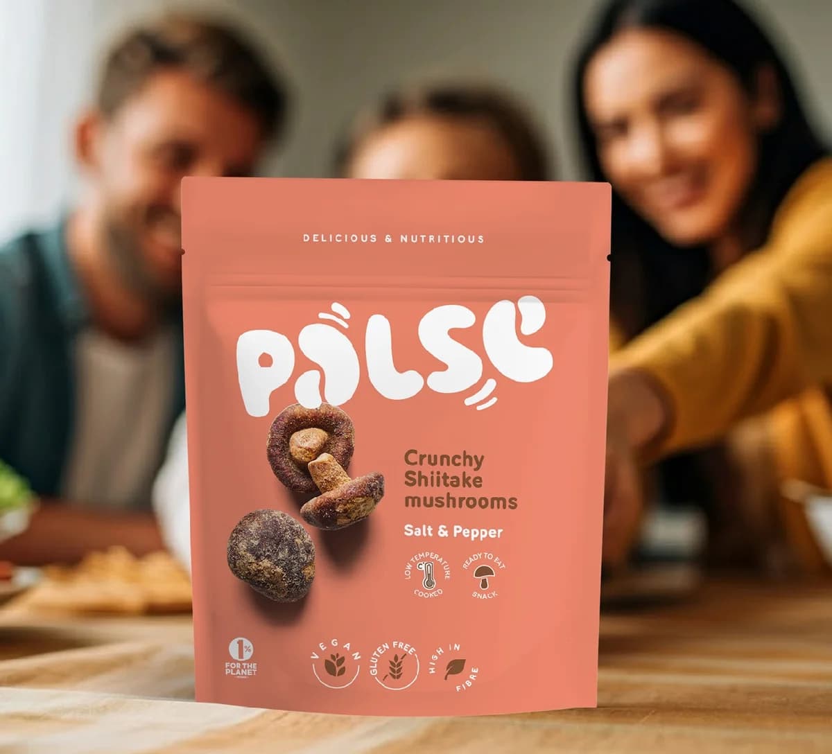 Cogumelos Shitake Crocantes 40g Palse