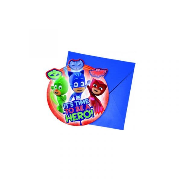 Decorata Party Convites de Festa Pj Masks
