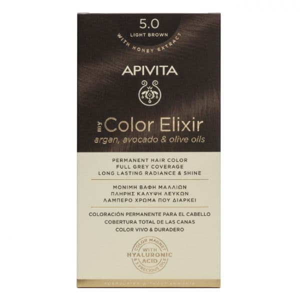 Apivita My Color Elixir Coloração Tom 5,0 Castanho Claro