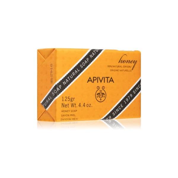 Apivita Natural Soap Honey Sabonete de Limpeza Sólido 125 g