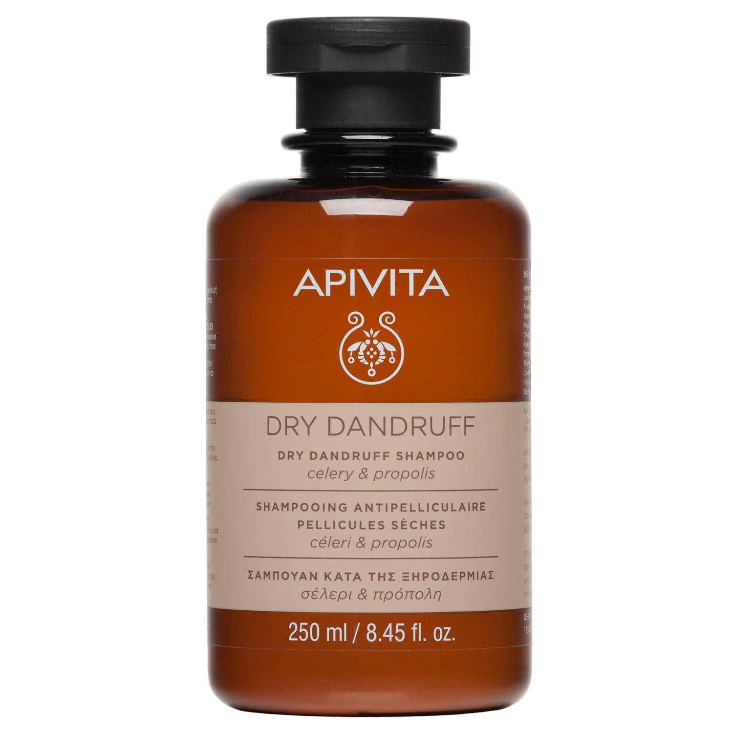 Apivita Dry Dandruff Champô Anticaspa Seca 250mL