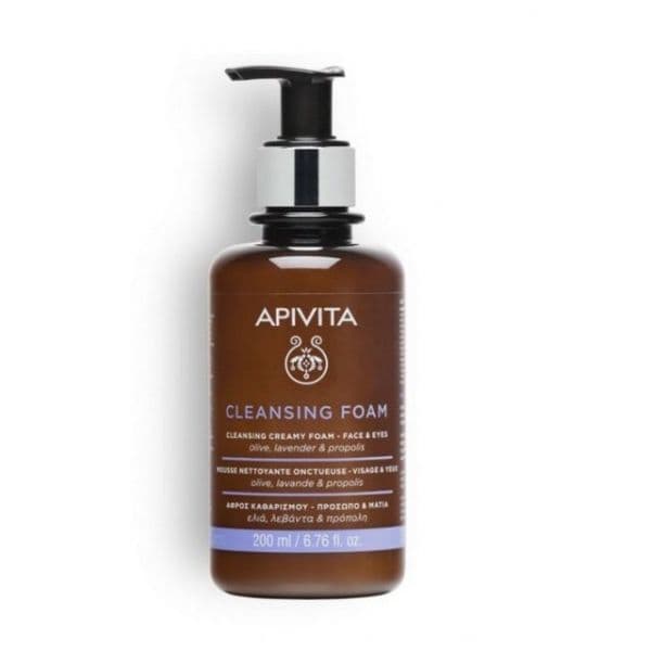 Apivita Espuma de Limpeza Rosto e Olhos 300ml